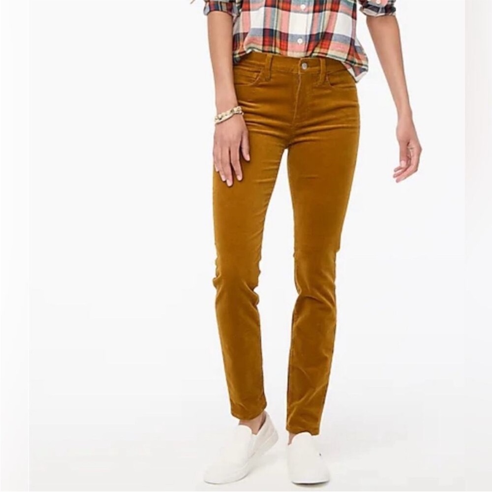 J.Crew Factory Skinny Corduroy Pants Women’s Size 31 Brown Mid Rise 9 Inch